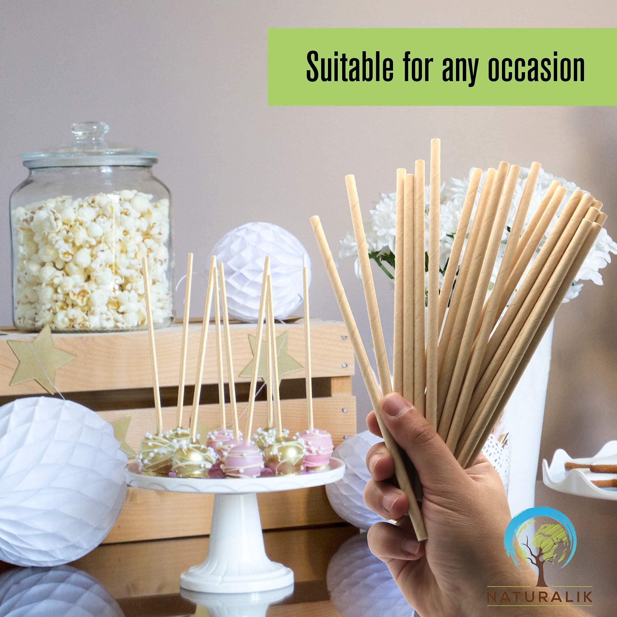 Christmas Paper Straws for Party Decoration - ECOPAK