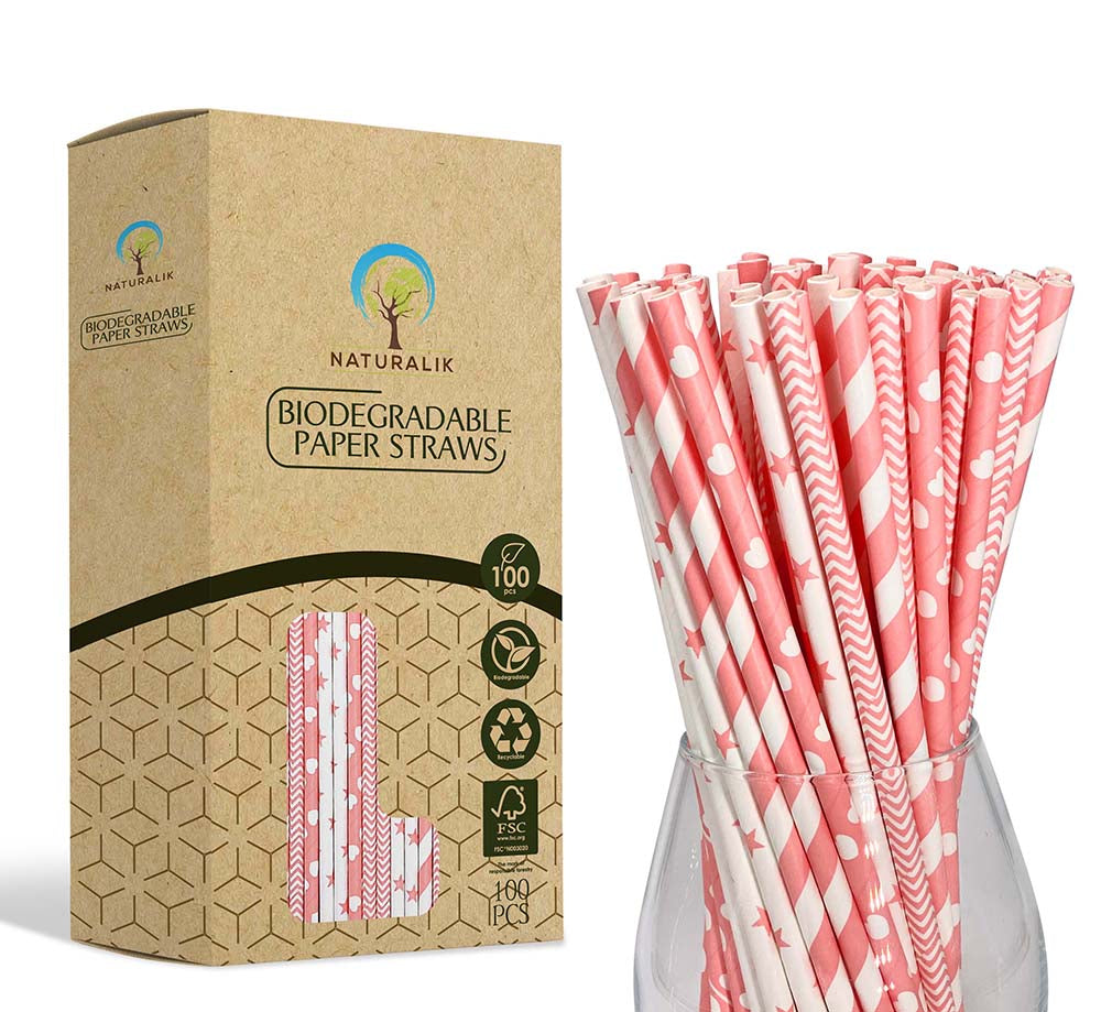 Pink Straw Pattern 10 Pattern Pink Straws For Celebrations Gcardist Pink Paper Straws ...