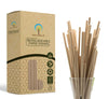 Naturalik Kraft Brown Paper Straws 100-Pack
